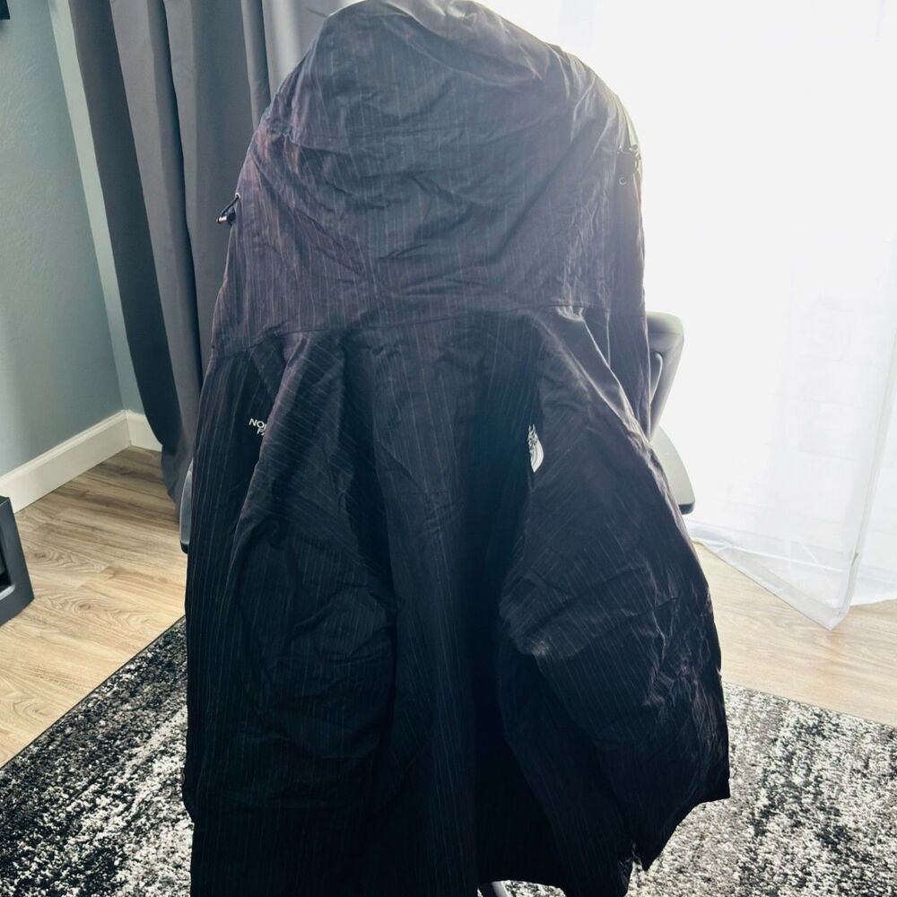 The North Face GORE-TEX PacLite Hooded Rain Jacket Black Gray Men's XL - Picture 2 of 15
